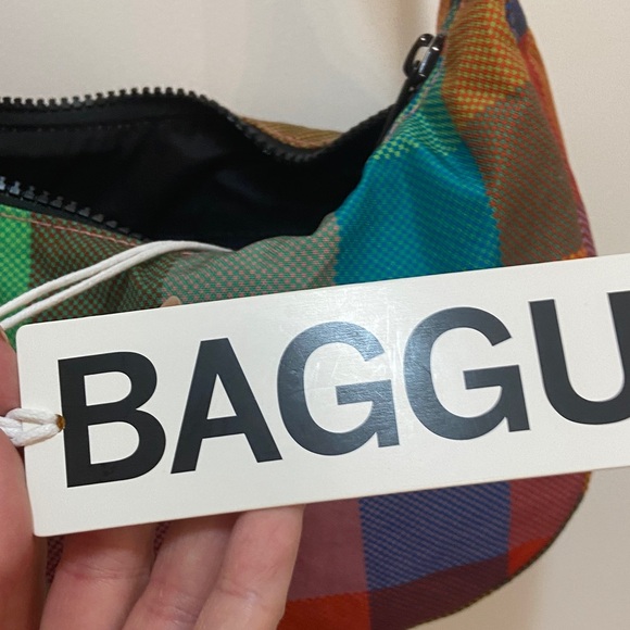 Baggu Colorful Checkered Crossbody Bag - Picture 2 of 7